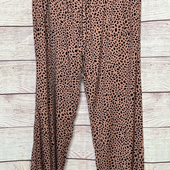 Victoria's Secret Pink Animal Print Jogger Lounge Pants New Size XS - Picture 9 of 11